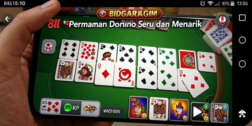 Screenshot gameplay 8II menunjukkan aksi domino yang mendebarkan.