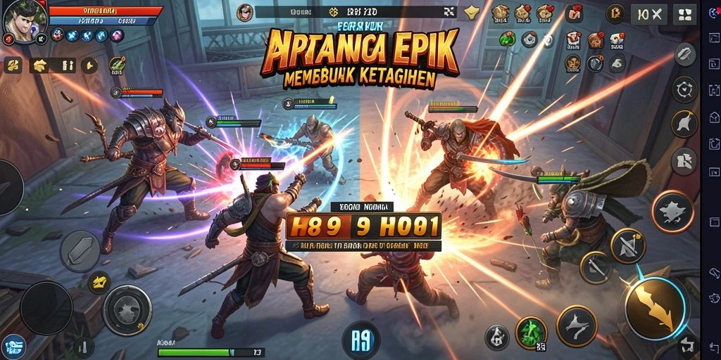 Tampilan dalam pertarungan H89 yang mendebarkan dan dinamis.