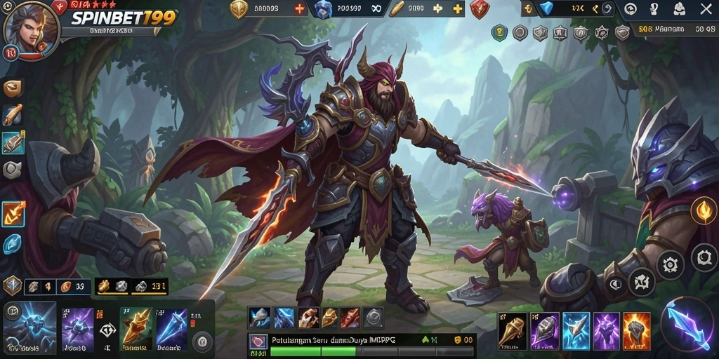 Tampilan gameplay SPINBET99 yang menakjubkan dalam pertarungan.