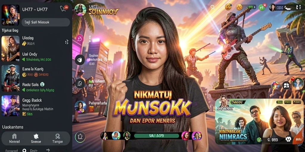 Tampilan gameplay menyenangkan dengan irama musik yang catchy.