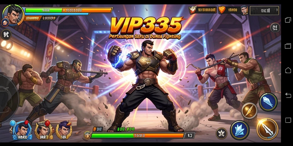 Screenshot gameplay VIP333 menampilkan aksi pertarungan yang mendebarkan.