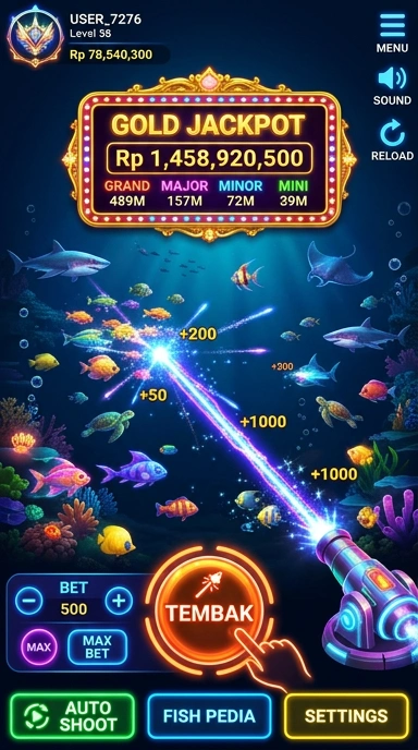 Tampilan antarmuka 7276slots yang menarik dan mudah digunakan.